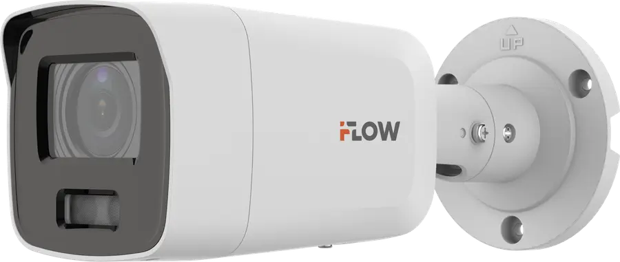 Нажмите, чтобы увеличить IFLOW F-IC-2184CM(2.8mm) 8Мп уличная цилиндрическая IP-камера с Smart подсв. до 40м, технологией BrightVu
